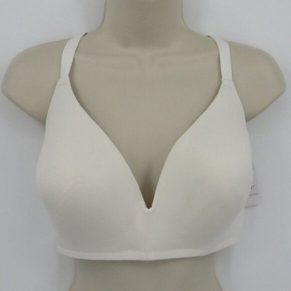 Tranquil & True Womens Plus Size 3X Bra Wire Free Lightly Lined Solid White NEW - Picture 15 of 15